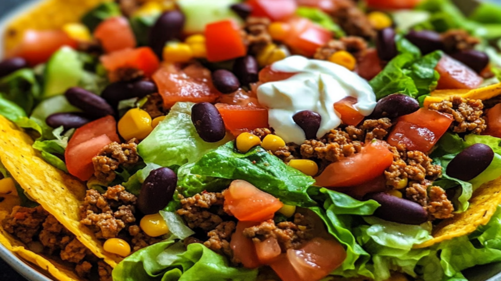 Easy Taco Salad: A Quick & Flavorful Fiesta Delight