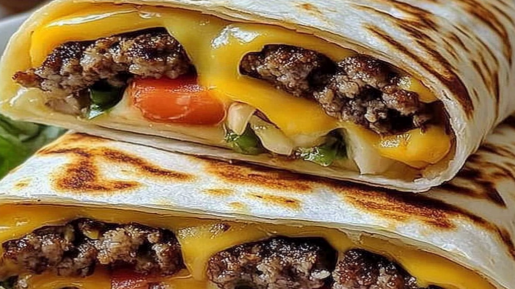 Grilled Cheeseburger Wraps for Ultimate Comfort