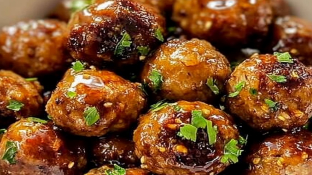 Honey Garlic Turkey Meatballs Recipe Delight