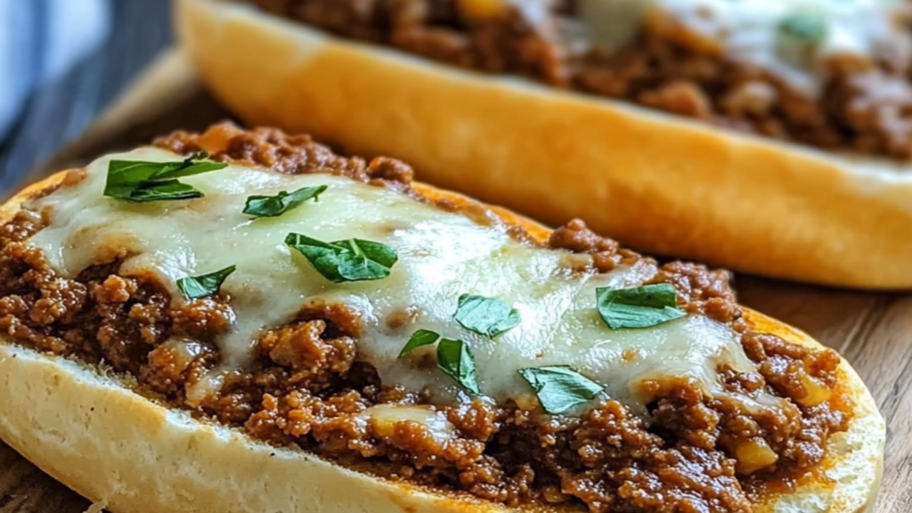 Italian Garlic Bread Sloppy Joes Recipe