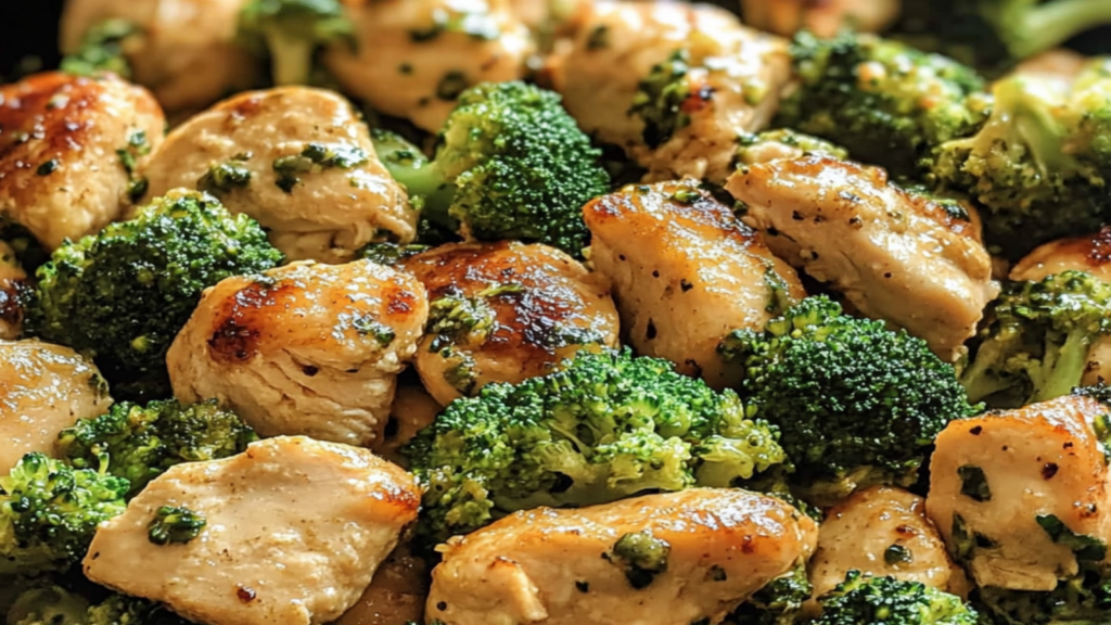 Low Carb Chicken Broccoli Skillet Recipe