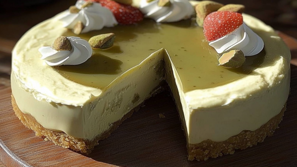 Mini Pistachio and Coffee Cheesecakes Recipe