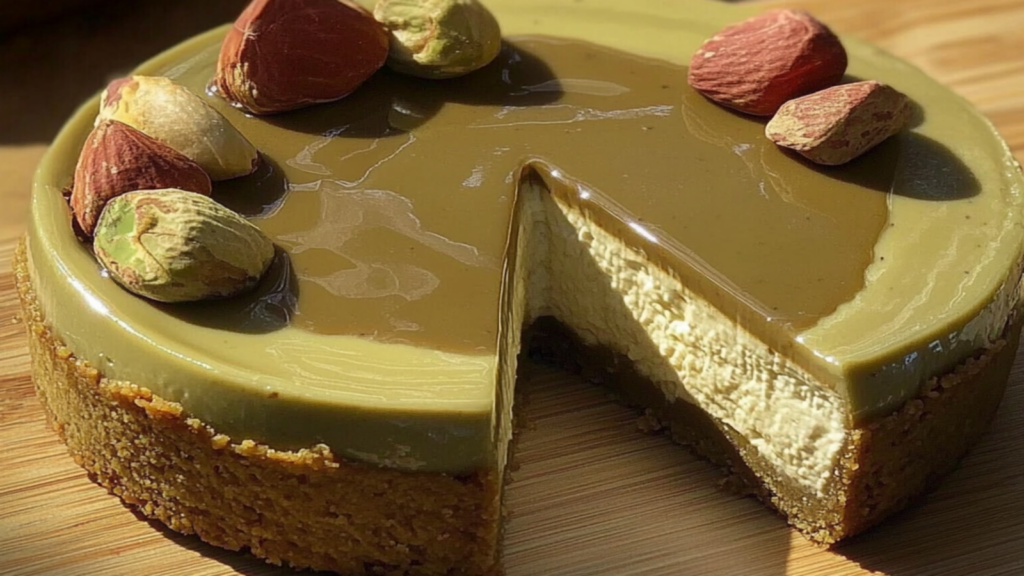 Mini Pistachio and Coffee Cheesecakes Recipe
