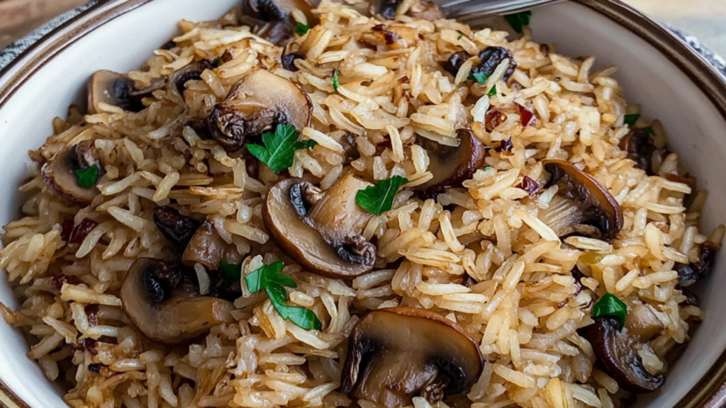 Mushroom Rice Recipe: Comfort in Every Bite
