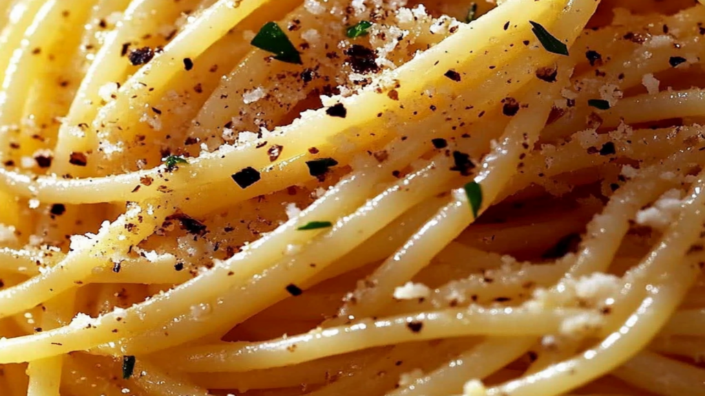 Pasta with Olive Oil and Garlic Recipe