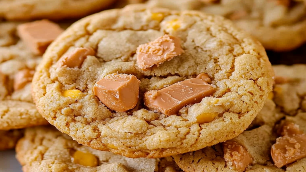 Peanut Butter Butterfinger Cookies Recipe