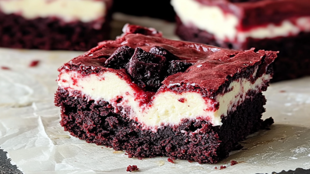 Decadent Red Velvet Cheesecake Brownies Recipe to Indulge