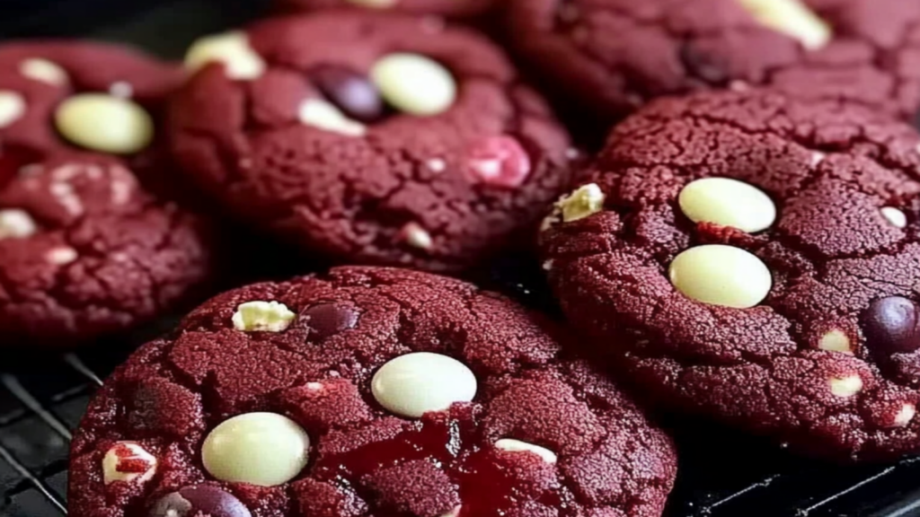 Red Velvet M&M Cake Mix Cookies Recipe