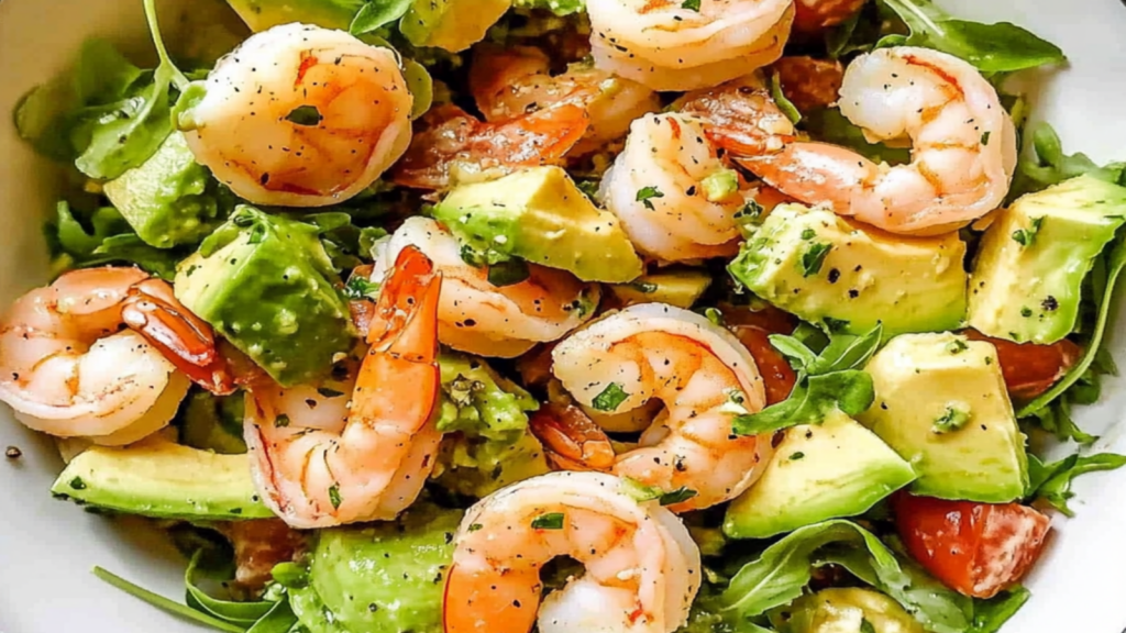 Refreshing Shrimp Avocado Salad for a Tropical Escape