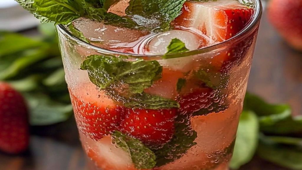 Refreshing Sparkling Strawberry Mojito Recipe for Summer Bliss