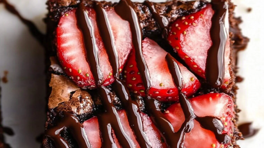 Strawberry Brownies: A Sweet Delight