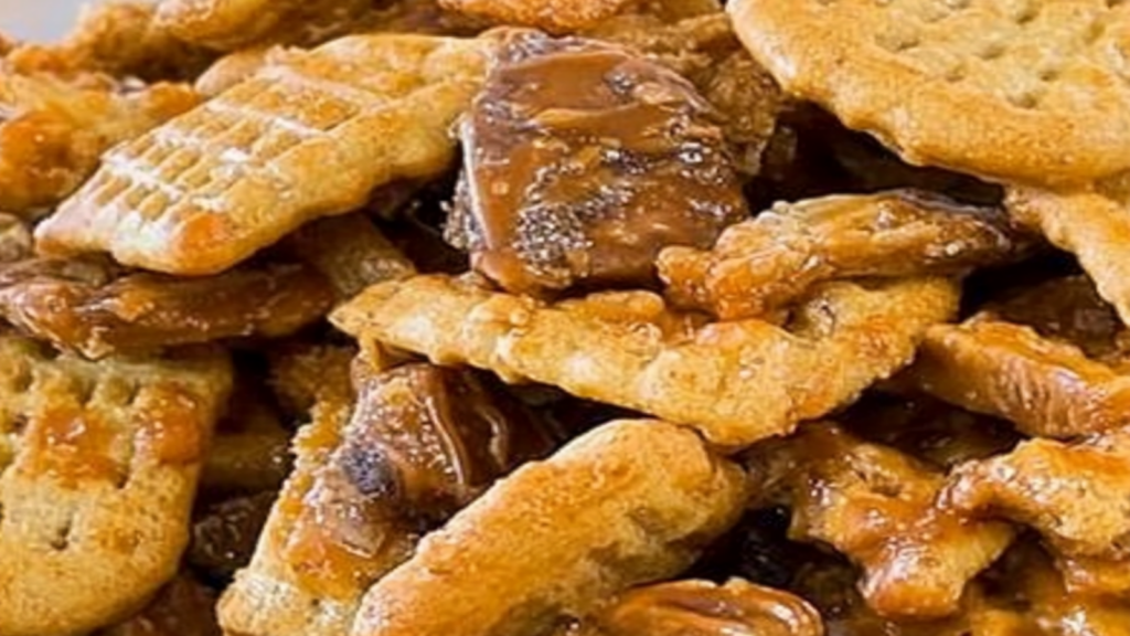 Sweet & Salty Toffee Chex Mix Recipe