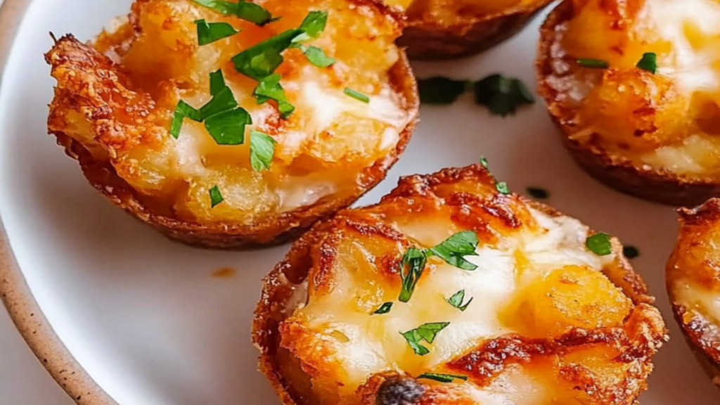 Tater Tot Appetizer Cups Recipe for Parties