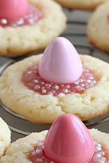 Valentine’s Strawberry Kiss Cookies Recipe
