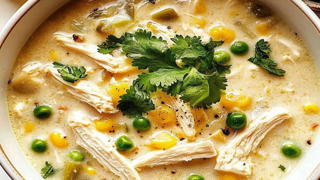 Creamy White Chicken Chili Recipe With Cream Cheese Delight