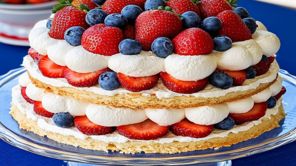 4th of July Strawberry Shortcake Recipe