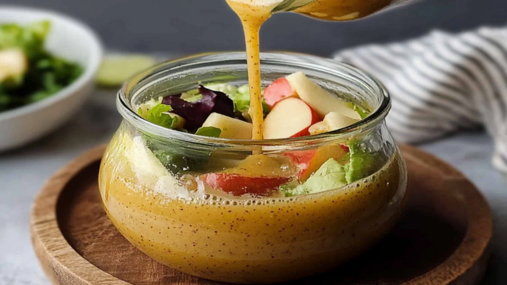 Apple Cider Vinaigrette Fall Salad Dressing