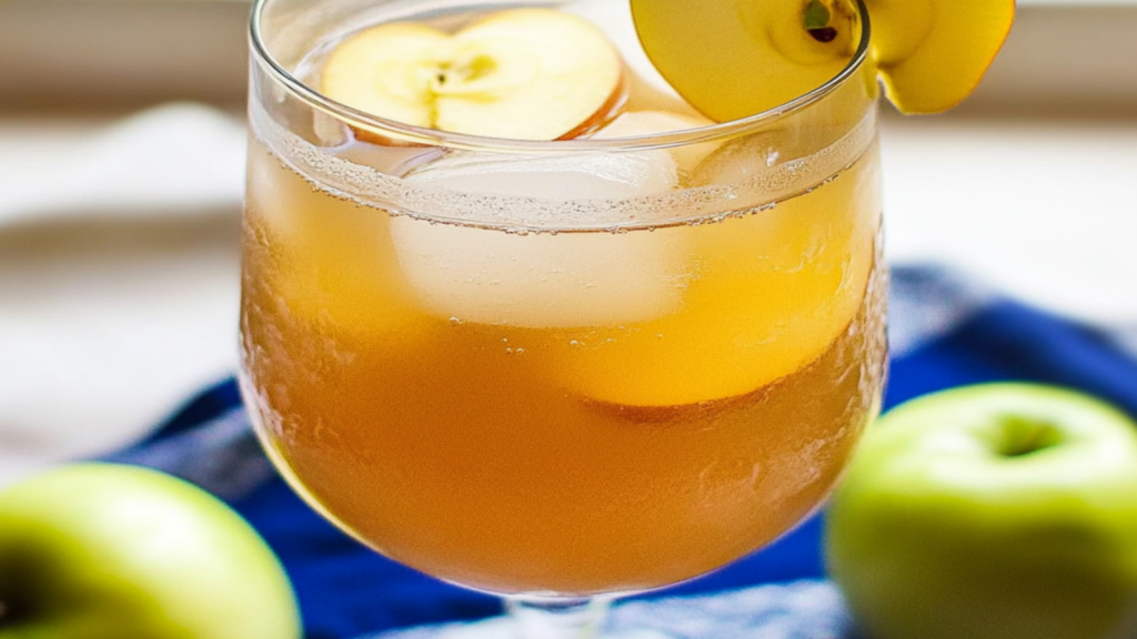 Refreshing Apple Ginger Summer Drink No Alcohol Fizz