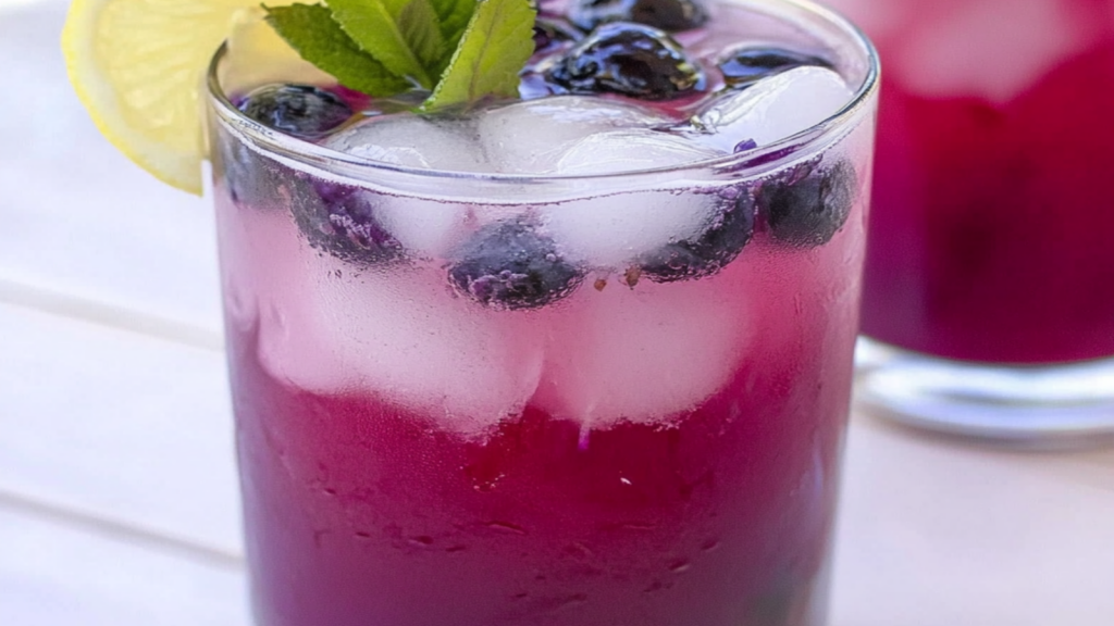Refreshing Blueberry Lavender Lemonade Summer Drink Recipe