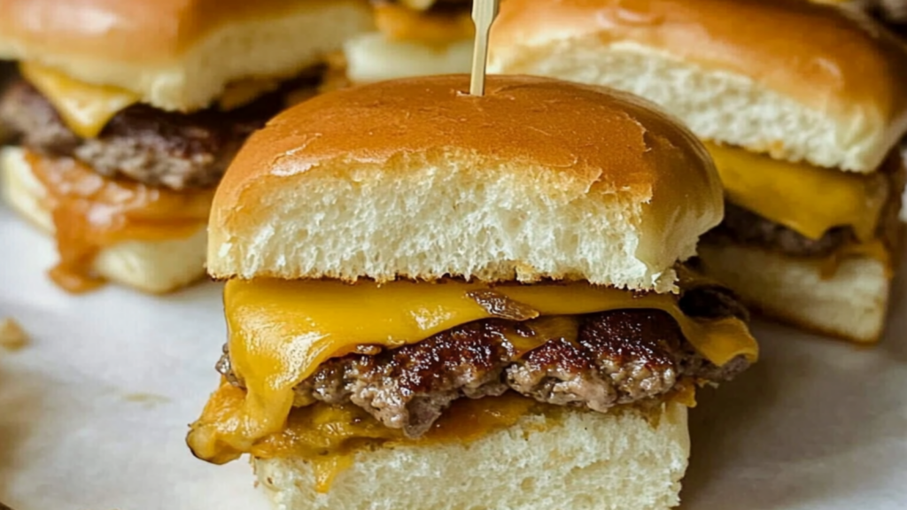 Cheeseburger Sliders for Epic Game Days