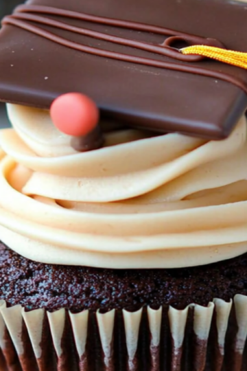 Celebrate with Delicious Chocolate Graduation Cupcakes