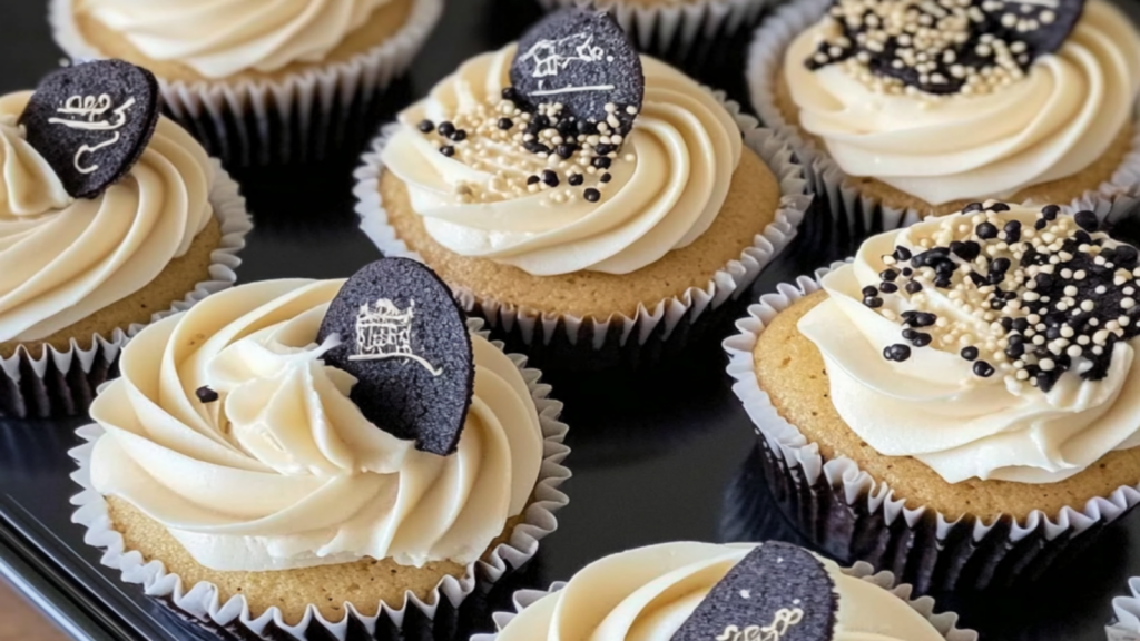 Cookies and Cream Graduation Cupcakes Recipe