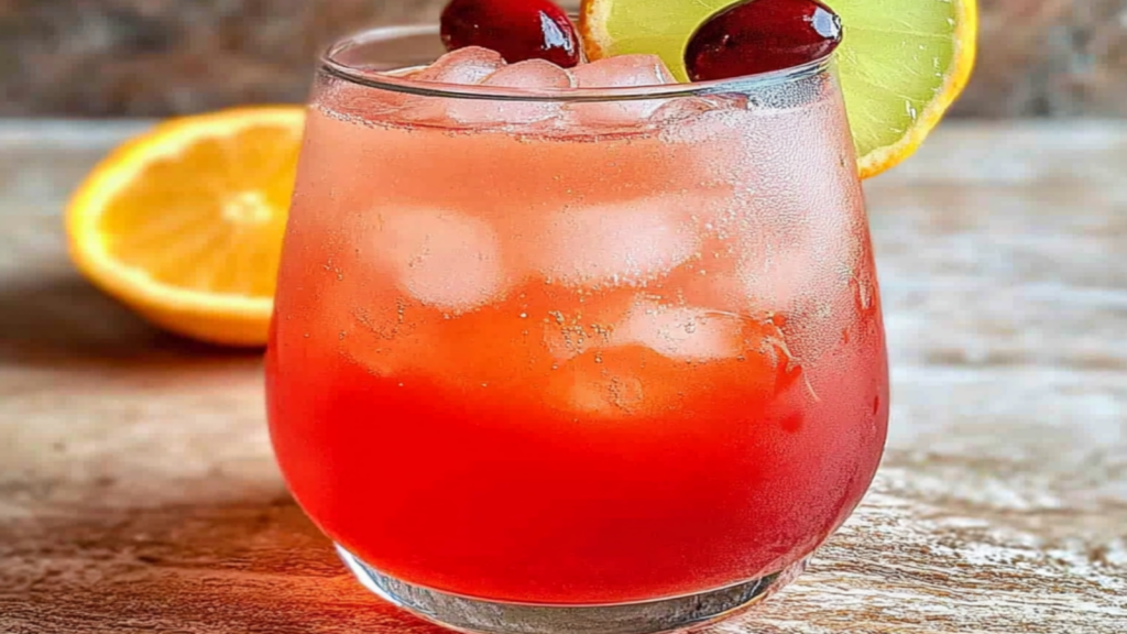 Refreshing Cranberry Orange Summer Drink No Alcohol Sparkler