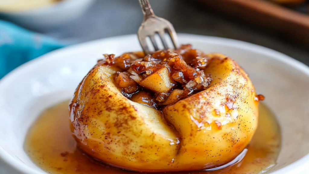 Easy Baked Apples with Cinnamon & Honey