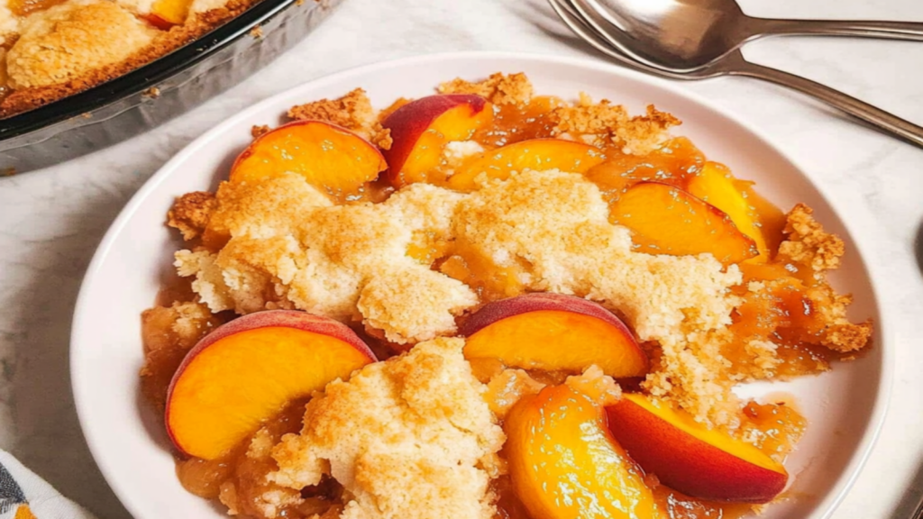 Easy Peach Cobbler Recipe with Fresh Peaches