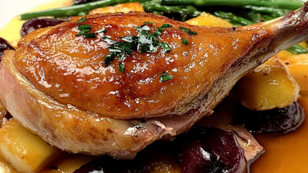 French-Style Duck Confit with Crispy Skin