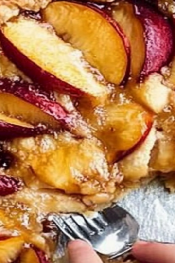 Fresh Peach Galette with Buttery Crust Recipe