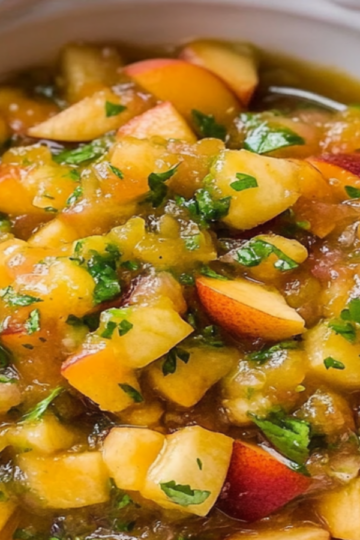 Fresh Peach Salsa for Tacos or Chips Recipe