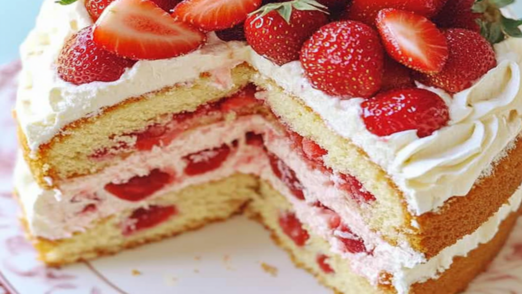 Fresh Strawberry Cake: A Summer Delight