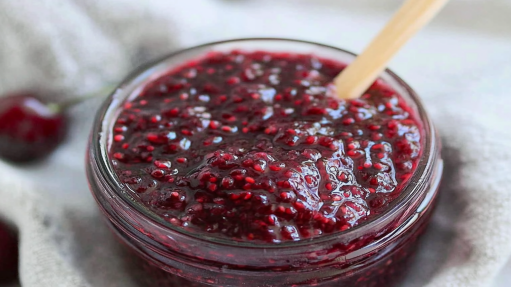 Fresh Cherry Chia Jam Recipe for Breakfast Bliss