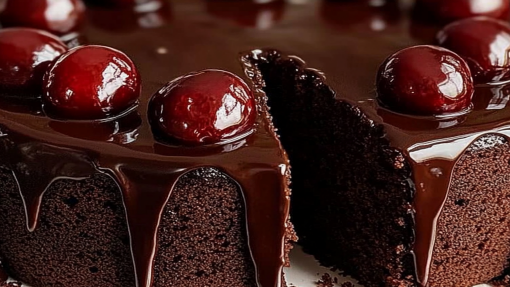 Indulge in This Fresh Cherry Chocolate Cake Recipe Today