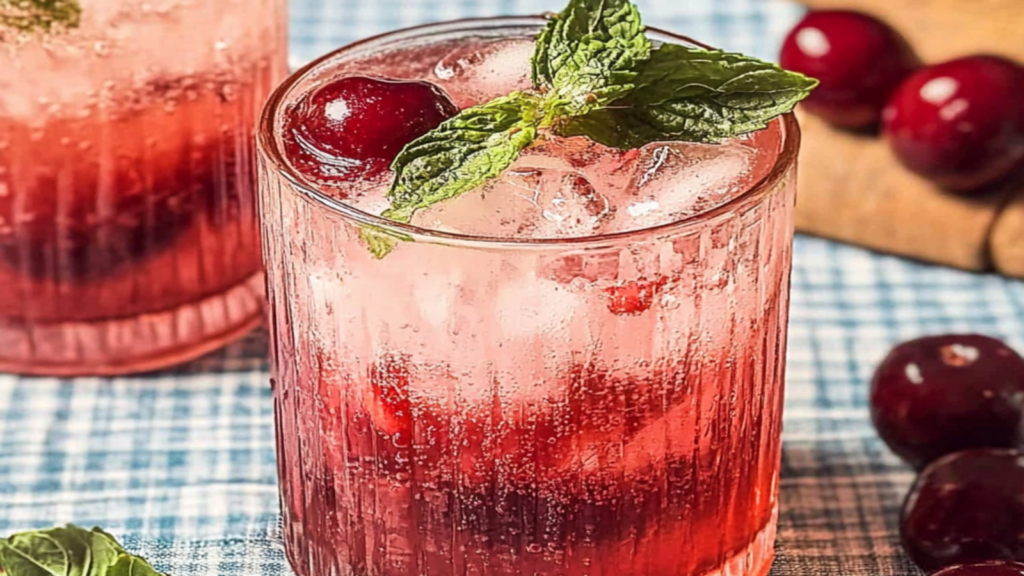 Refreshing Fresh Cherry Mojito Mocktail Recipe Delight