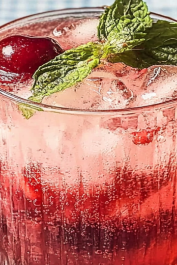 Refreshing Fresh Cherry Mojito Mocktail Recipe Delight