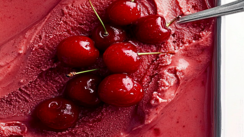 Fresh Cherry Sorbet Recipe for Summer Bliss