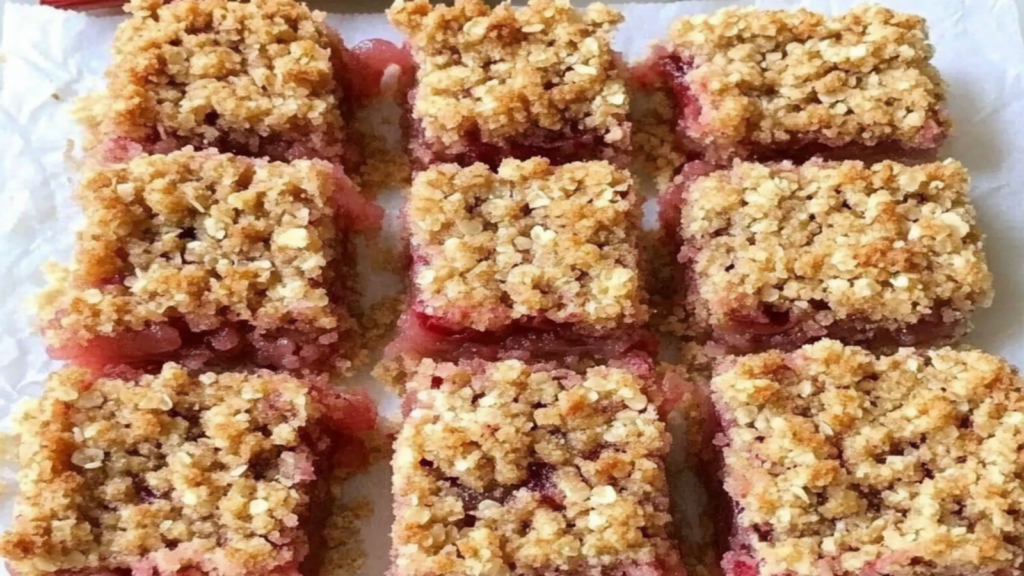 Gluten-Free Rhubarb Bars Recipe for Dessert Lovers