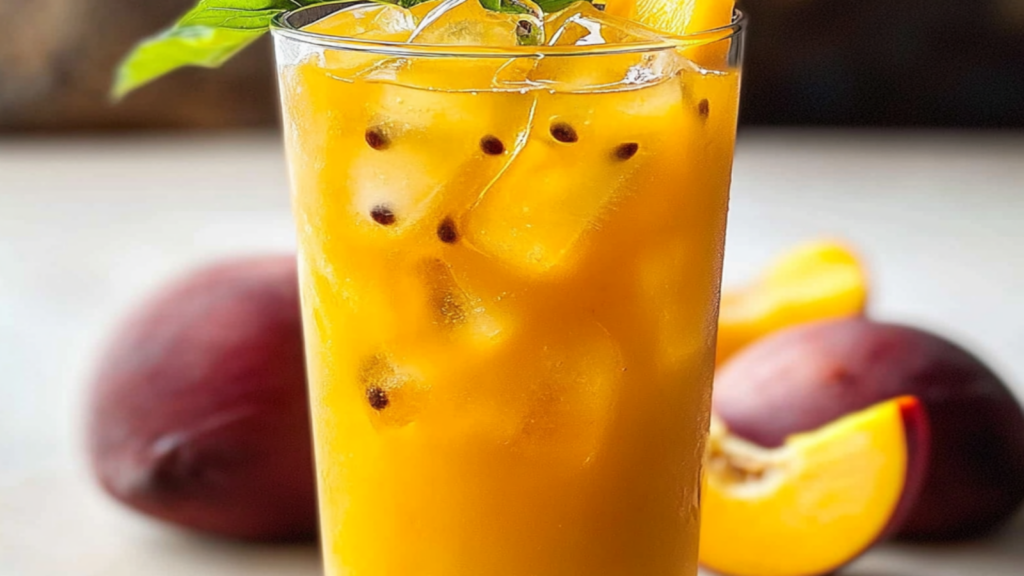 Refreshing Mango Iced Tea Summer Drink (No Alcohol)