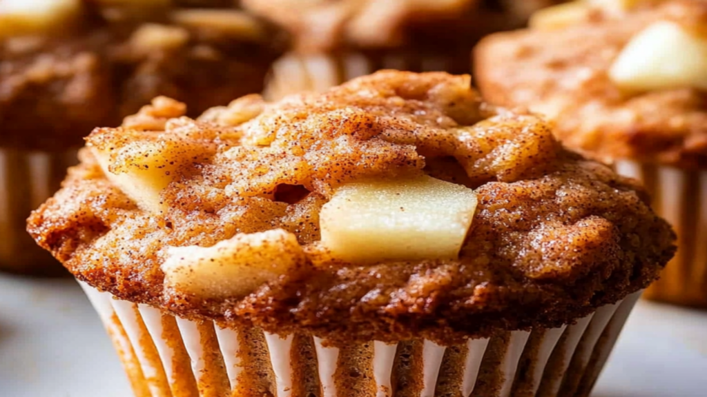Moist Apple Cinnamon Muffins for Fall