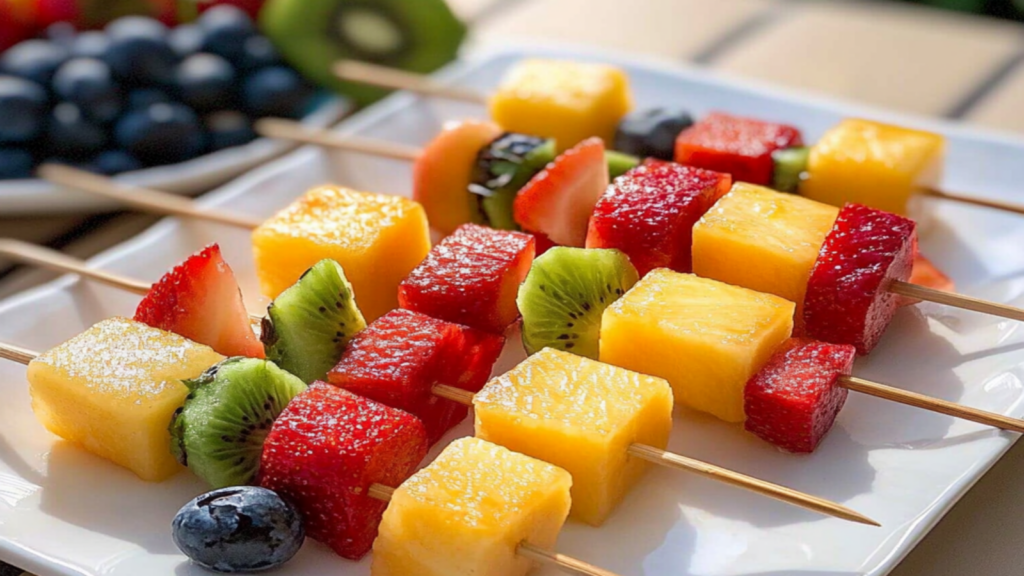 Refreshing Fruit Skewers for Pool Days: Cool & Colorful Treats