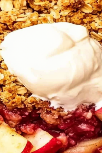 Rhubarb and Apple Crumble Recipe Delight