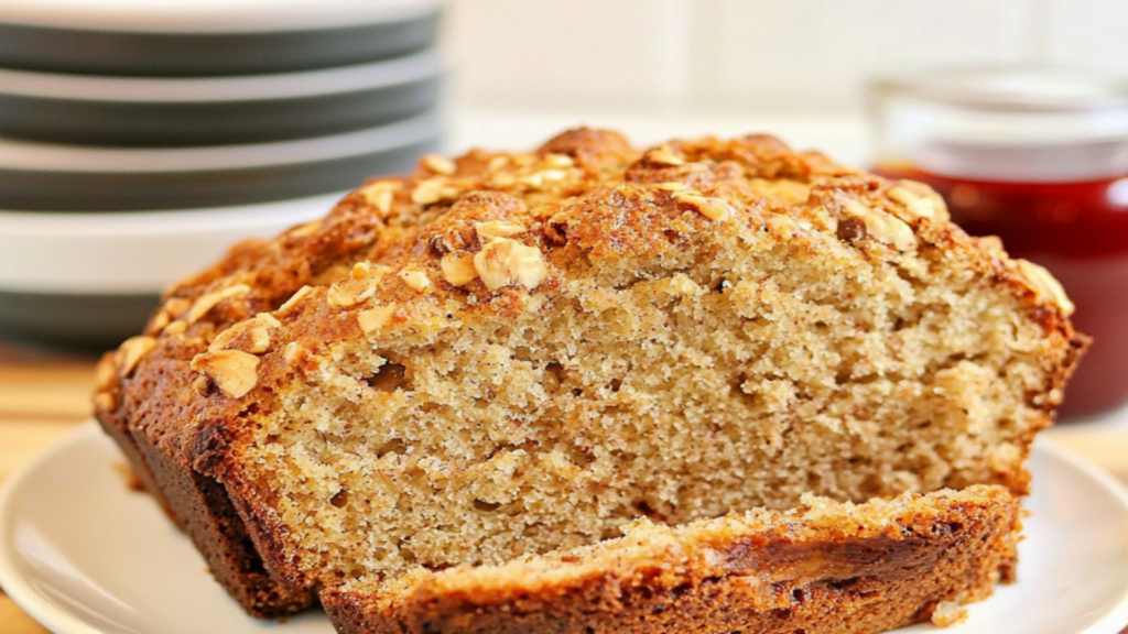 Rhubarb Bread Recipe with Walnuts Delight