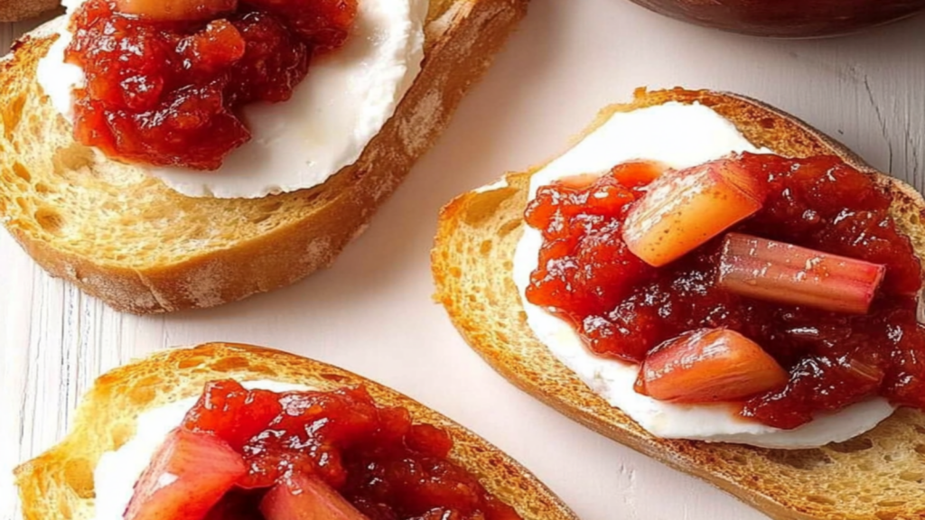 Rhubarb Chutney Recipe for Cheese Boards