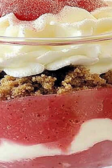 Rhubarb Fool Recipe with Whipped Cream Delight