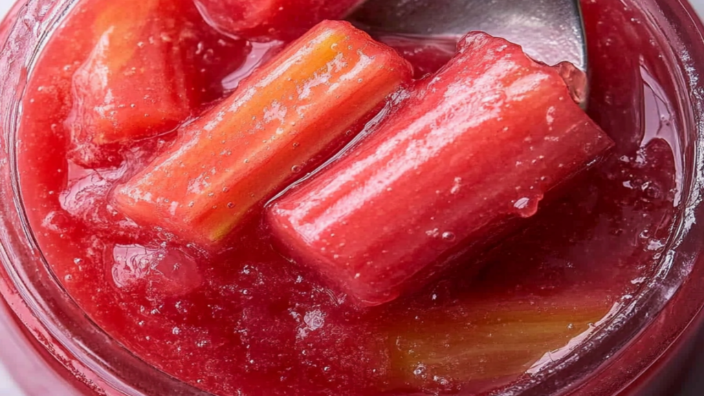 Rhubarb Jam Recipe Without Pectin – Easy & Sweet