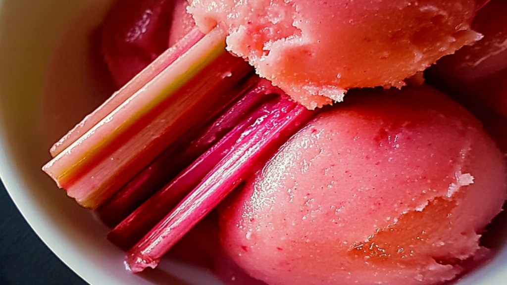 Refreshing Rhubarb Sorbet Recipe: A Summer Delight
