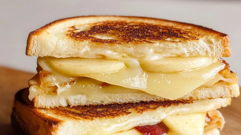 Apple and Cheddar Grilled Cheese