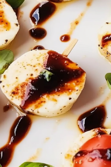 Small Caprese Salad Bites: Summer Dinner Ideas